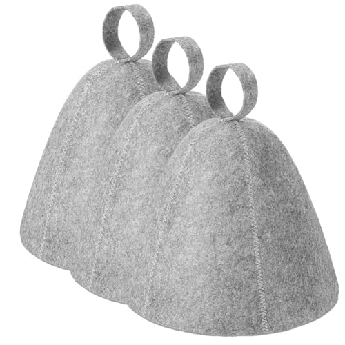 Fcuajdkq - Gorro de sauna anticalor, espesar el gorro de ducha de fieltro de lana, turbante de cabello, secado de toallas, sombreros para sauna y baño, fácil de usar