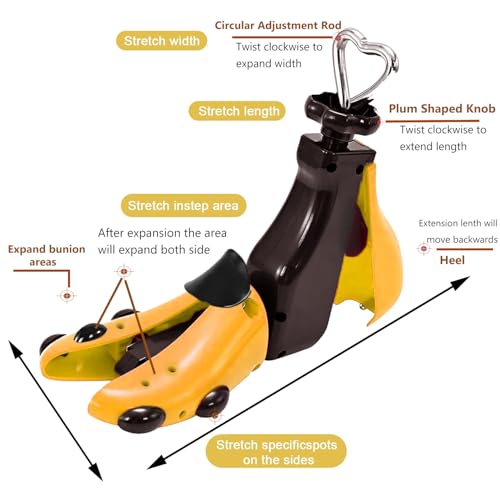 Opater 1Pcs Shoe Stretcher Men Boot Stretcher Adjustable Width And Length Widener Expander Men Wide Feet Shoe Stretcher thumb #3
