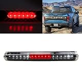Third Brake Lamp Assembly High Mount Stop/Tail Light Lamp Fit for 1997-2003 Ford150 (Black+Smoke Len