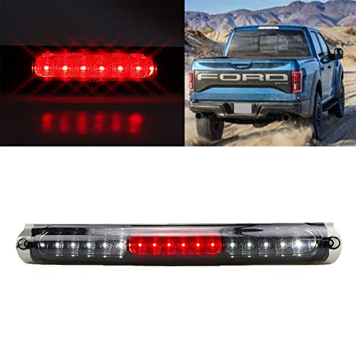 Third Brake Lamp Assembly High Mount Stop/Tail Light Lamp Fit For 1997-2003 Ford150 (Black+Smoke Lens) #TOP3