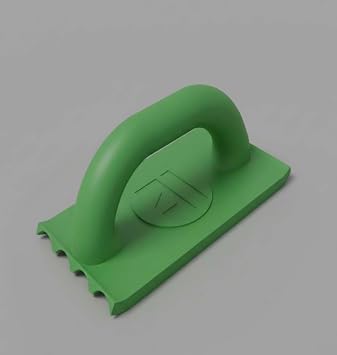 Meoded Green Fluted Plaster Tool Professional Texturing Tool for Venetian Plaster, Stucco & Decorative Finishes Fluted Green Float