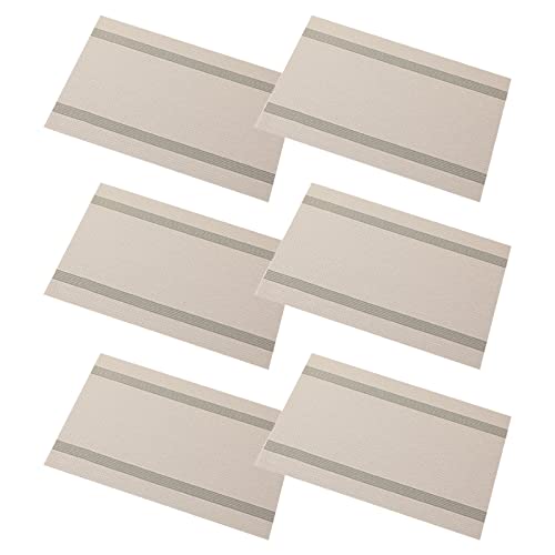 Sets de table antidérapants 45 x 30 cm PVC lavables pour cuisine - 2