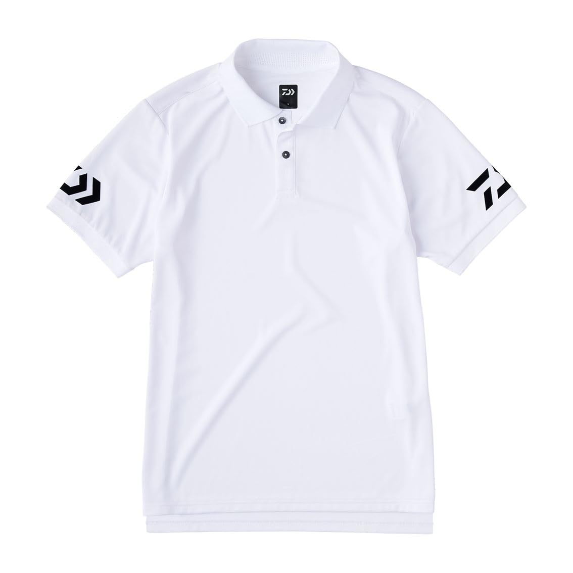 Daiwa DE-7925 Short Sleeve Polo Shirt, Various (2025 Model) multicolor (white / black) XL