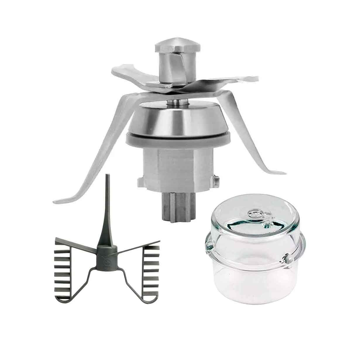Recamania KIT Repuestos Thermomix TM21 (Cuchilla + Cubilete + Mariposa)