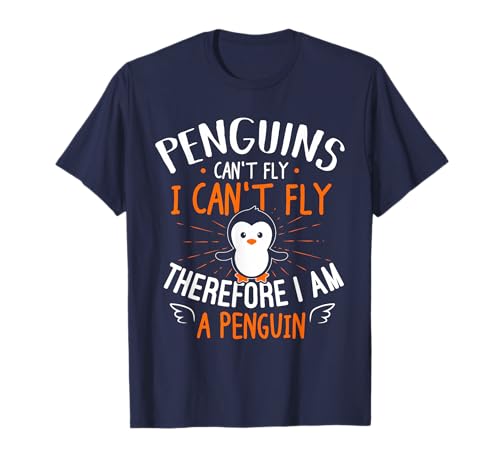 Product Image of the Penguins Can't Fly Shirt - Cute Penguin Lover Gift T-Shirt