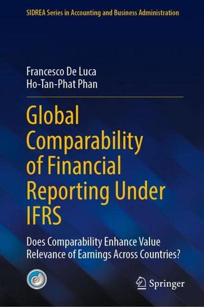 Buy Global Comparability of Financial Reporting Under IFRS — BookShops.in