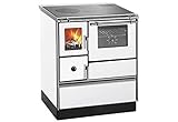 wamsler kf 101  WESTMINSTER Festbrennstoffherd K 176 F/A, Stahl weiß, 5 kW, Dauerbrand, Herdplatte& Backofen rechts