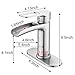 NEWATER Waterfall Spout Bathroom Sink Faucet Basin Mixer Tap Single Handle Brushed Nickel