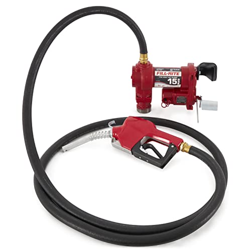Fill-Rite Fr610Ha 115V 15 Gpm Fuel Transfer Pump W/ Hose & Auto Nozzle For Gasoline, Diesel, Kerosene, Ethanol Or Methanol Blend & Biodiesel Up To B20 #TOP2