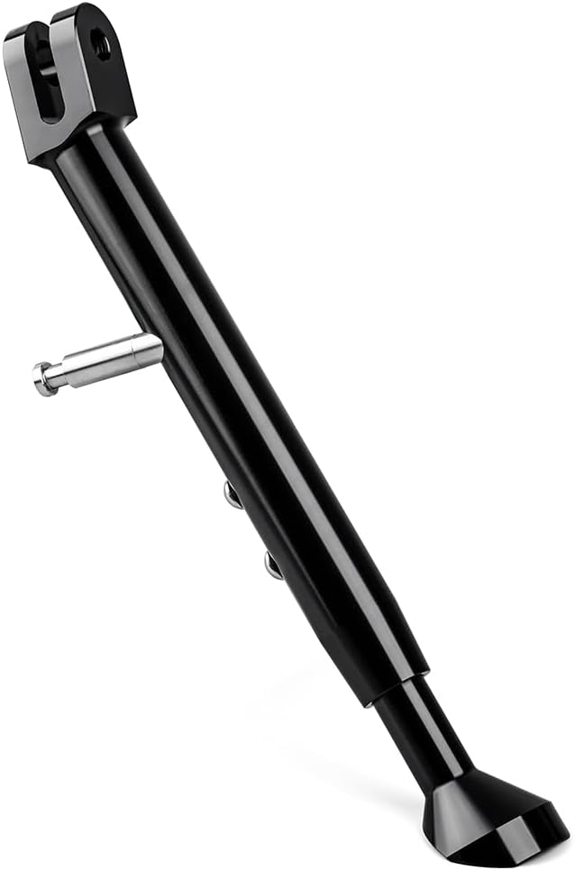Adjustable Kickstand for GSXR600 2001-2010 / GSXR750 2000-2010 / GSXR1000 2001-2006 Foot side Stand Support Compatible with Suzuki GSX-R 1000 750 600 Accessories (Black)