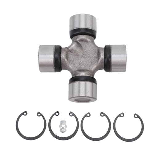 Nosqew U-Gelenksatz der Serie 1330, Robuster, Abschmierbarer Universalgelenkersatz für Fahrzeuge der Serie 1330, Stahlkonstruktion, 27 Mm Lagerdeckeldurchmesser, 82 Mm Abstand zwischen