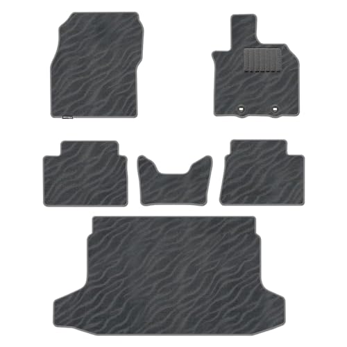 Hotfield LEXUS レクサス 互換品 新型 LBX 10系 フロアマット+トランクマット ラゲッジマット 4WD(AWD:E-Four)/MORIZO RR以外 WAVEグレー