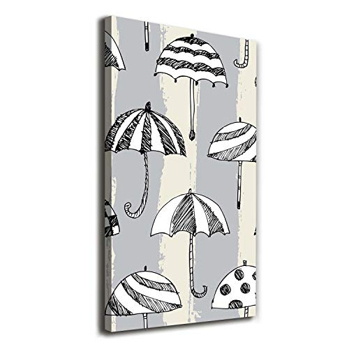 Tirages sur toile haut de gamme 60x120cm Tulup tableau gris suspendre