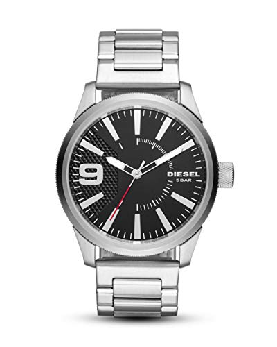 Preisvergleich Produktbild Diesel Herren Analog Quarz Uhr mit Edelstahl Armband DZ1889