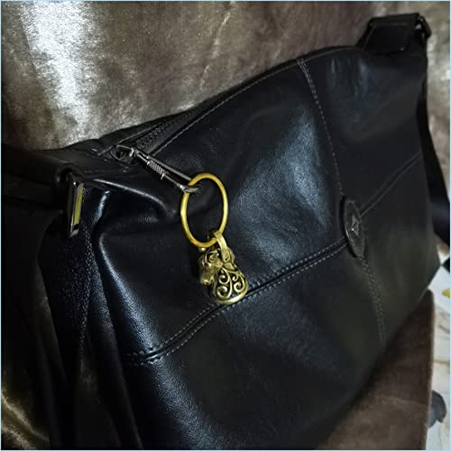 Sleigh Bells For Horses Harness, Gremlin Guardian Bell, Polar Express Bell For Diy Crafts, Santas Jingle Bell For Christmas/Xmas Tree, Mini Brass Decor For Keychain, Hanging Ornaments For Bike [2Pack] #TOP5