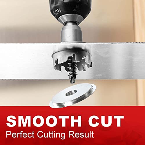 Image of EZARC Carbide Hole Saw Heavy Duty, Hole Cutter for Stainless Steel, Sheet Metal 2-1 /2 inch 64mm