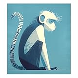 Chic Monkey Geschirrspülerabdeckungen mit magnetischem "Clean Dirty"-Aufkleber, Dekoration, Kühlschrank-Geschirrspüler-Frontplatte, 58,4 x 66 cm