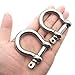 2 Pcs 3/8 Inch Screw Pin Anchor Shackle, MYYZMY 304 Stainless Steel Shackles for Chains Wirerope, 10 mm