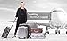 TRAVELKING All Aluminum Carry On Luggage with TSA Locks Fashion Cool Metal Hard Shell Spinner Suitcase (Grey, 20 Inch)