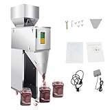 awolsrgiop Automatic Stainless Steel Powd Filling Machine, 10-999g Powd Filling Machine Weighing Filler Quantitative Packing, Bottle Bag Powd Filler for Tea Seeds Grains Milk Powd, Coffee Powd