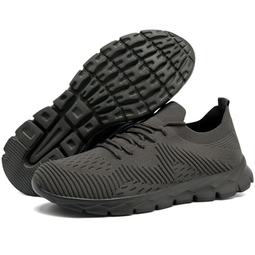 Image of Mens Running Shoes Fashion Sneakers Slip on Breathable Tennis Gym Sports Workout Walking Shoes Lightweight