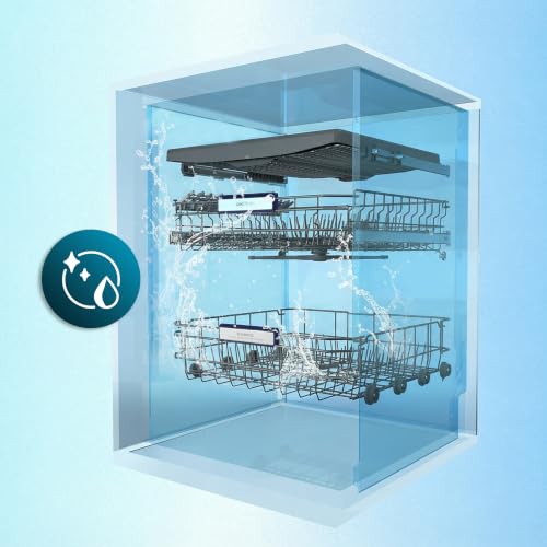 Miniatura 9 de Cecotec Lavavajillas Integrable 60cm Bolero Aguazero 6620 Full-Bi C. 1850w, 15 Cubiertos, 8 Programas, Motor Inverter, Pantalla Fullcolor, Smart Wash, Turbo Dry , Autoclean, Media Carga, Dual Zone