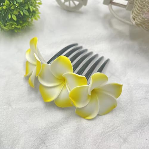 Peine floral hawaiano para mujer miniatura 2