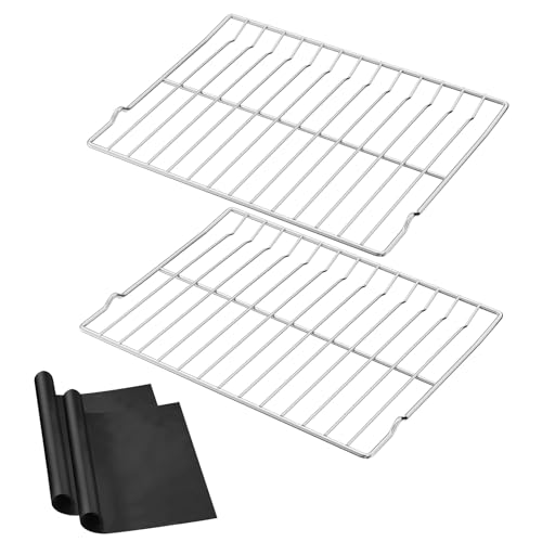 UPGRADED 316067902 Oven Rack Replacement Compatible with Frigidaire Oven Racks Stove Shelf 316067902 Stove Rack-Flat 22.6x 16 Kenmore Range Oven Parts 304 Stainless Steel CFGF337GSE Oven Wire Rack