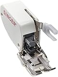 SINGER | Even Feed / Walking Presser Foot - Fork, Perfect for Matching Stripes & Plaids, Quilting & Sewing with Pile Fabrics - Sewing Made Easy