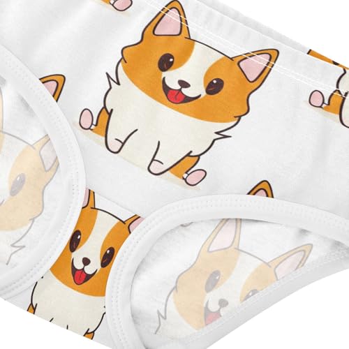 Cute Cartoon Dogs White Girls Underwear Toddler 2t Cotton Panties Little Girl Personalized Briefs Kids Undies4