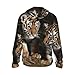 CSGJMYGS UPF 50+ Siberian tiger cubs Sun Protection Hoodie Jacket Lightweight Long Sleeve Sun Shirt With Pockets