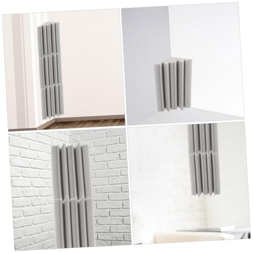 Paneles acústicos absorbentes para aislamiento de sonido 6pcs para paredes, trampa de graves de baja frecuencia, alta reducción de ruido, fácil instalación, adecuados para KTV, teatro y estudios de grabación miniatura 3