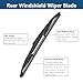 Rear Windshield Wipers Blade Arm Set for Chevrolet Cruze 2017-2019 / Buick Regal Tourx 2018-2020 Back Glass Wiper Arm Blade Replacements All Seasons Fit, Replacement OE: 13464219, 13419000