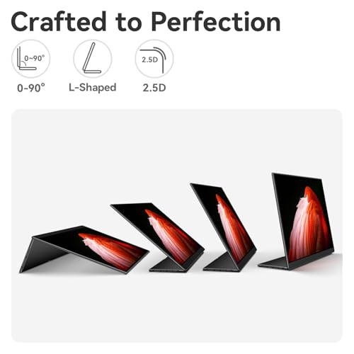 Image of EHOMEWEI Q5 Portable Monitor 2.5K 120Hz 16 inch QLED,Hummingbird Anti-Glare Screen 400 Nits HDR 100% DCI-P3 1500:1 sRGB, FreeSync, 16:10 Widescreen Eye Care, Laptop /PC /Phone /Game Console