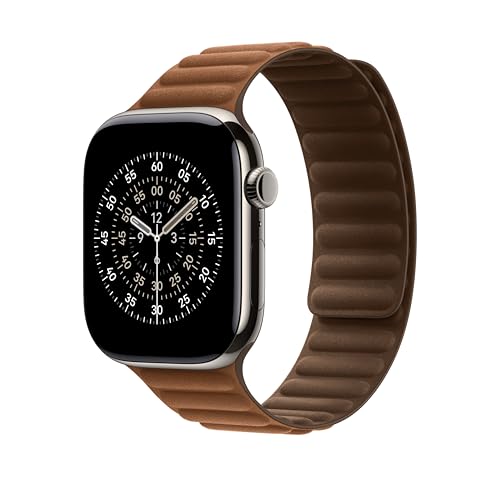 Image of Apple Watch Band - Magnetic Link - 46mm - Caramel - S /M