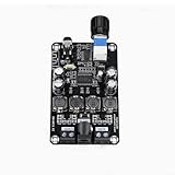 CWOQOCW XH-A415 Dual 50W Class D Audio Verstärker Board, mit einstellbarer Lautstärke und Stereo-Ausgang, 12-24V Netzteil