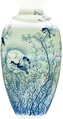 Cxp Boutiques Style Master Pure Hand-painted Blue and White Porcelain Vase Chinese Style Ornaments Chinese Style Living Room Ceramic Vase Elegant