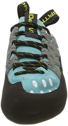 image for La Sportiva Women's TarantuLace Rock Climbing Shoe, Turquoise, 36.5, 5