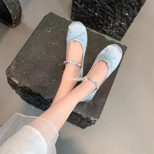 Elegant Ballet Flats for Women and Girls | Buckle Strap Mary Jane Flats Ballerina Shoes3