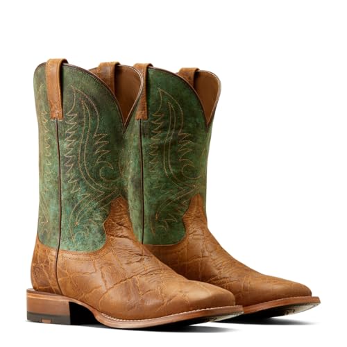 ARIAT Men's Circuit Paxton Cowboy Boot, Mountain Forest/Brass, 8.5