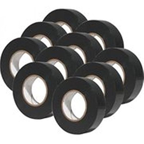10 Pack 3M Temflex 1700 Black 3/4