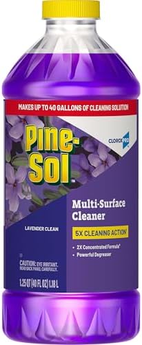 CloroxPro Pine-Sol Multi-Surface Cleaner, All Purpose Cleaner, Lavender Clean, 40 Fluid Ounces (Package May Vary) CloroxPro Pine-Sol Multi-Surface Cleaner, All Purpose Cleaner, Lavender Clean, 40 Fluid Ounces (Package May Vary)