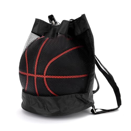 WeddHuis - Bolsa de pelota de fútbol, bolsa de deporte versátil, bolsa de playa de malla, mochila de gimnasio, red portátil para fútbol, baloncesto, tenis, voleibol, rugby