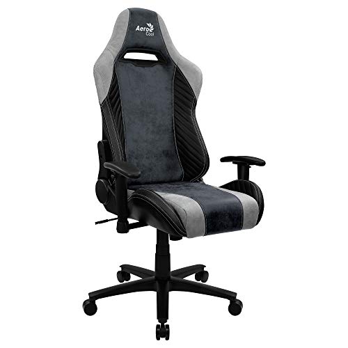 Aerocool-BARON-Silla-Gaming-AeroSuede-Transpirable-Respaldo-Ajustable-Azul