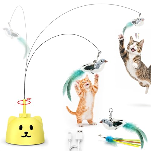 CATPICK Automatic USB-Rechargeable Feather Spinner