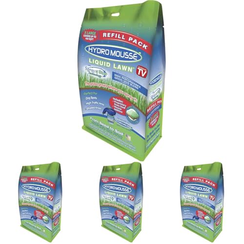 Hydro Mousse - Liquid Lawn Refill Pack, 2lb Bag (Covers 400sq. ft.) (Pack of 4)
