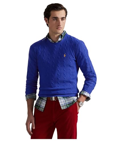 POLO RALPH LAUREN Men's Cable-Knit Wool-Cashmere Sweater