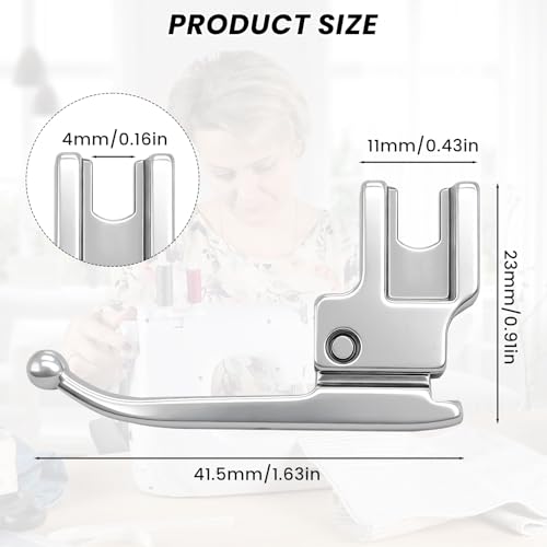 Prensatela especial para lentejuelas y cuentas para máquina de coser miniatura 2