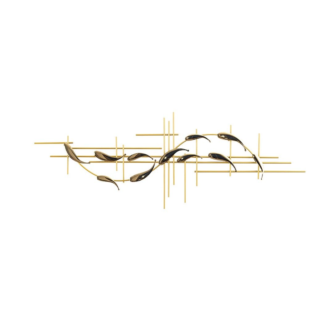 SDDFFW Iron Wall Decoration Three-dimensional Wall Decoration Living Room Sofa Background Wall Decoration Pendant