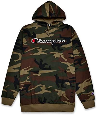 Champion Hoodie Men Big & Tall Embroidered Pullover Hoodies Sweatshirt